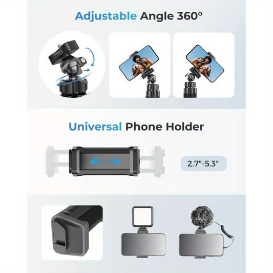 UBeesize Phone Tripod Pro S Premium Flexible Phone Tripod with Wireless Remote Mini Tripod Stand