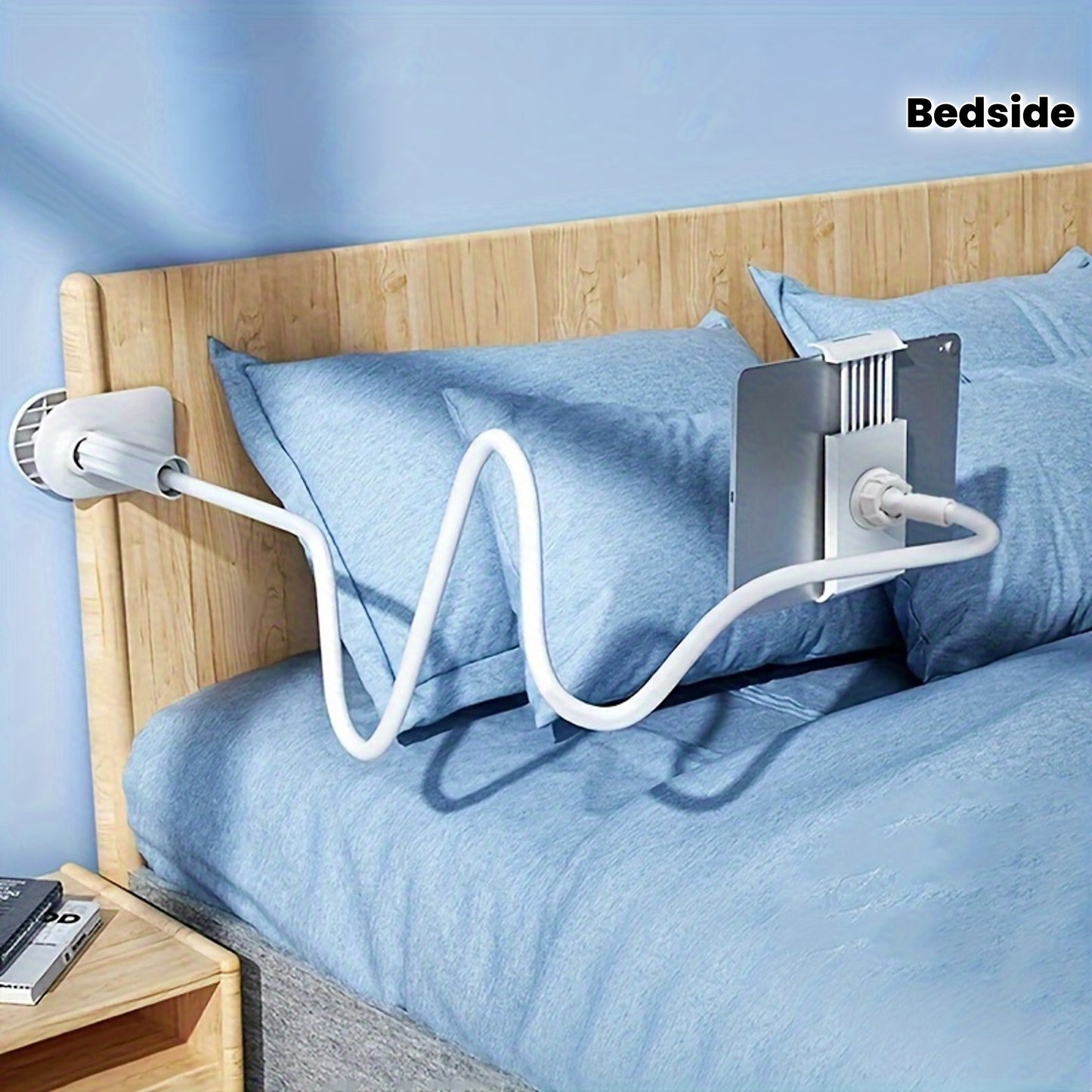360° Rotating Tablet Phone Holder Spiral Base Lazy Stand Mobile Phone Tablet Bedside Stand Bed Lazy Stand