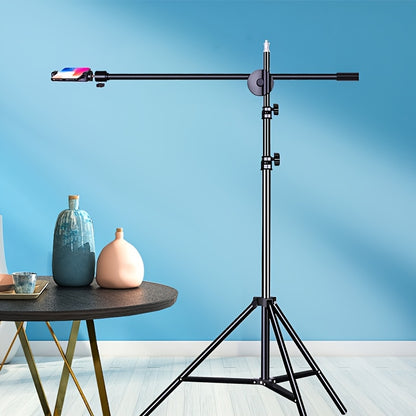 Adjustable Tripod 62-Inch Adjustable Iron Tripod | 360° Rotation, Detachable Top Mount, Suitable for Phone Display, Live Streaming, Teaching, and Sketching - Includes Travel Bag, Perfect Christmas Gift