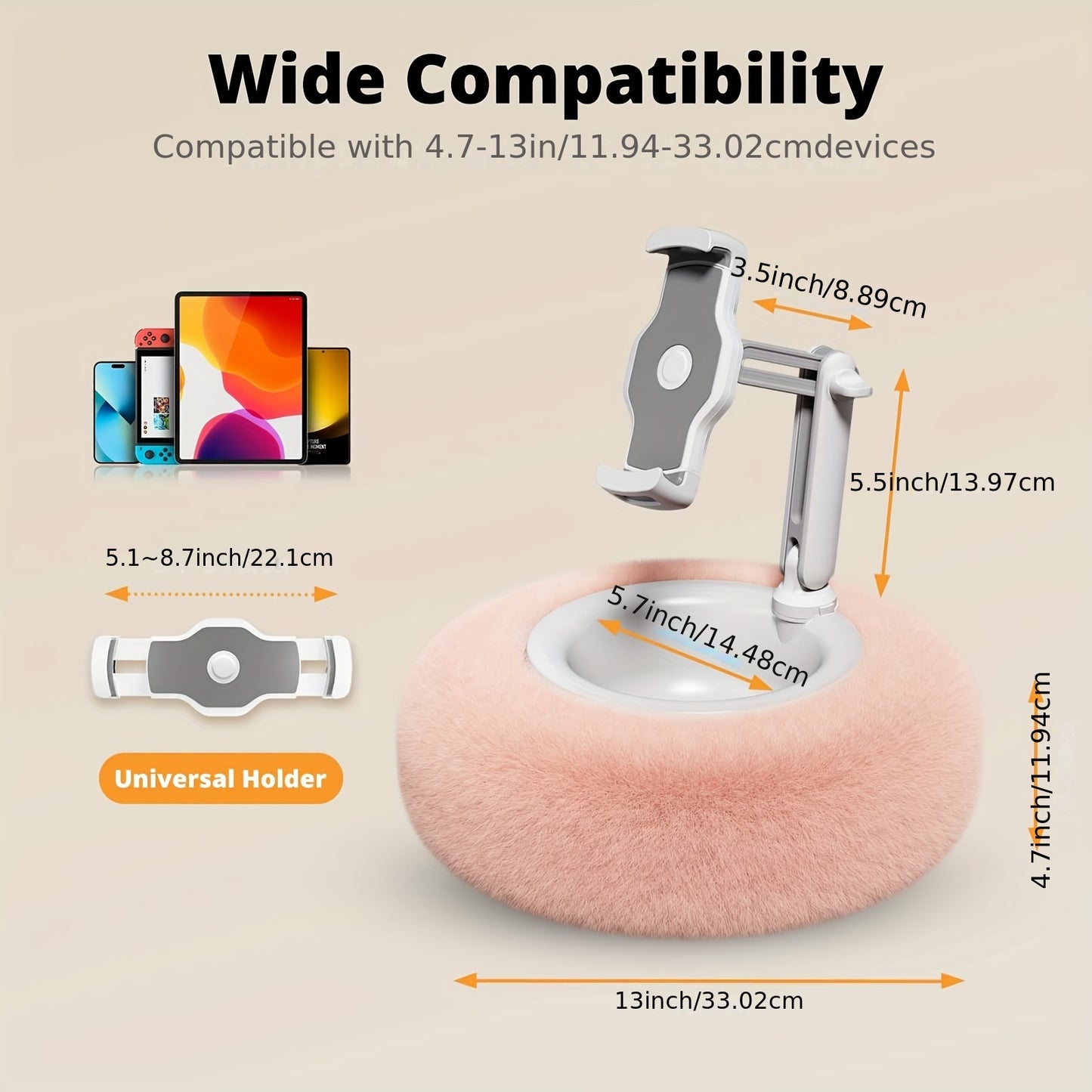 Tablet Stand Pillow, Compatible With 4.7\