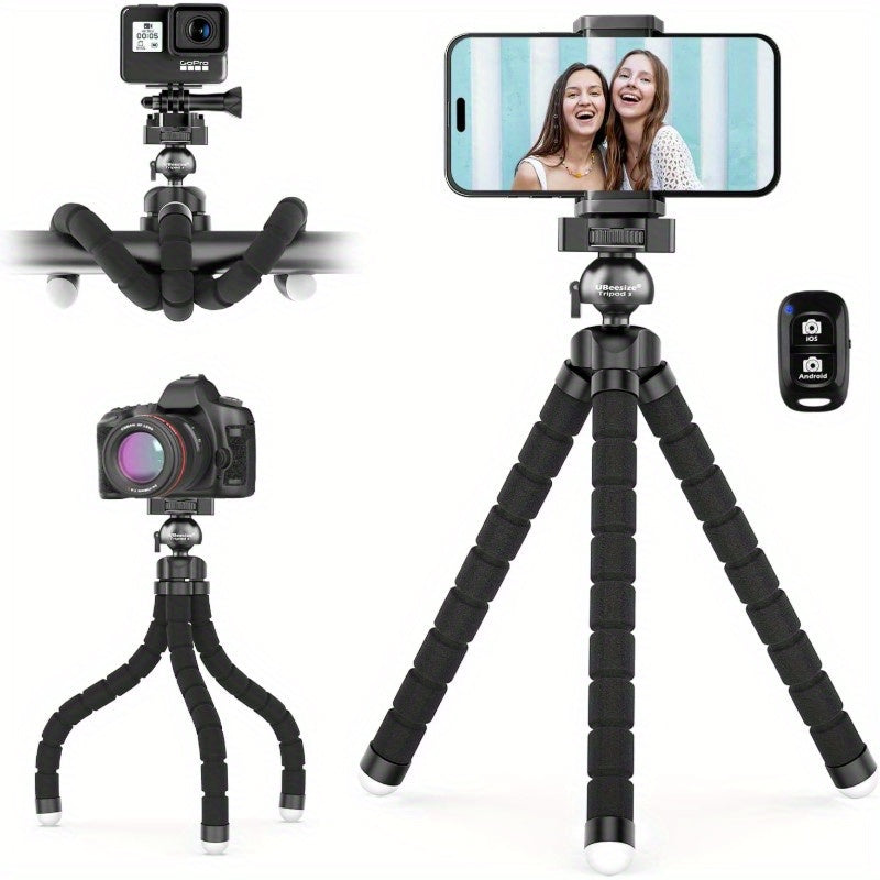 UBeesize Phone Tripod Pro S Premium Flexible Phone Tripod with Wireless Remote Mini Tripod Stand
