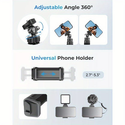 UBeesize Phone Tripod Pro S Premium Flexible Phone Tripod with Wireless Remote Mini Tripod Stand