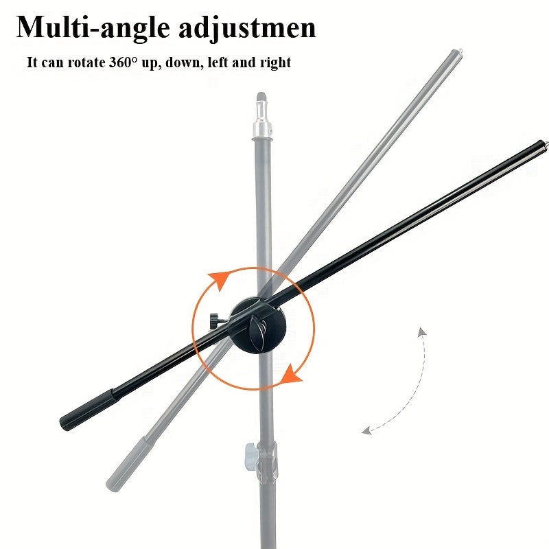 Adjustable Tripod 62-Inch Adjustable Iron Tripod | 360° Rotation, Detachable Top Mount, Suitable for Phone Display, Live Streaming, Teaching, and Sketching - Includes Travel Bag, Perfect Christmas Gift